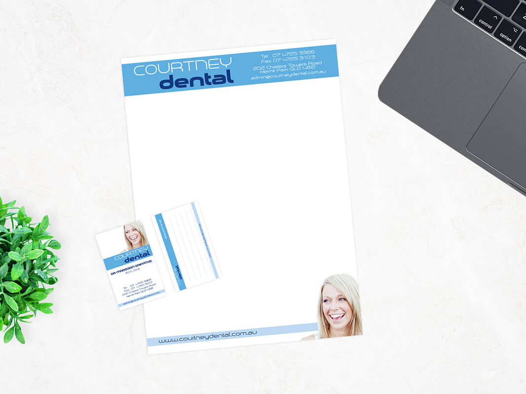 Brisbane Marketing Agency Grey and Grey Case Study Courtney Dental Townsville Visual Identities and Printing