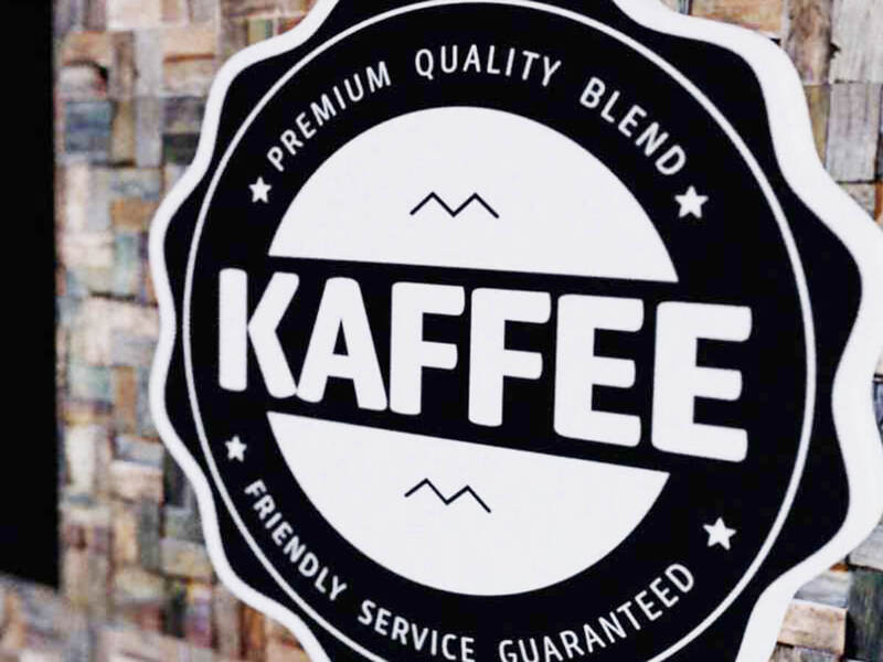 Grey and Grey Case Study 3D Signage Solutions Kaffee