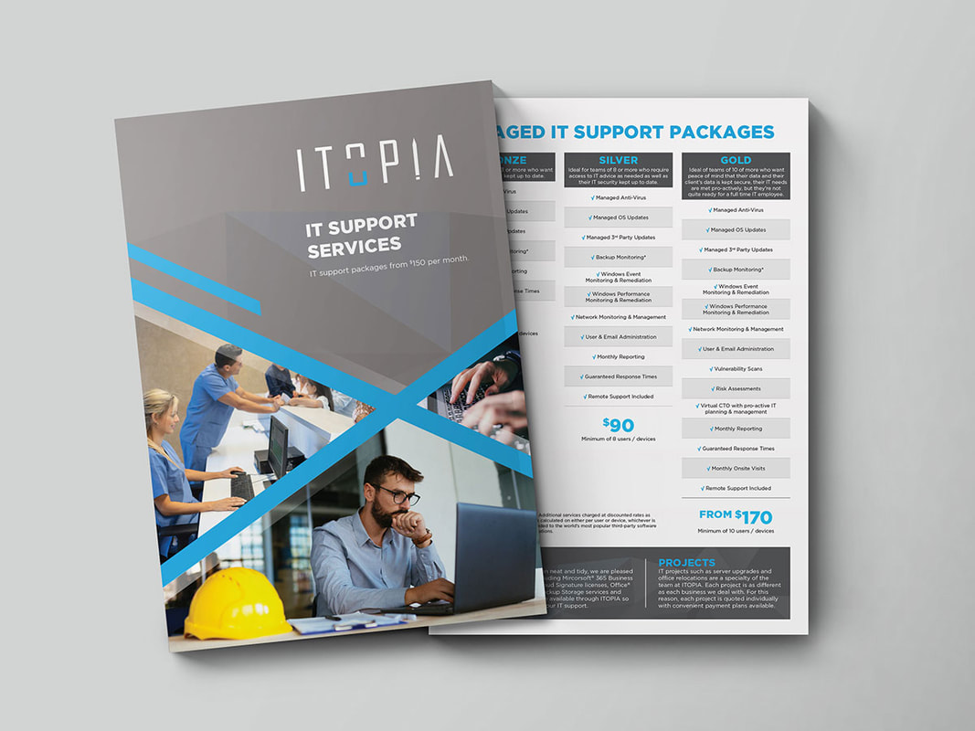 Grey and Grey Marketing Case Study ITOPIA Brochure Design